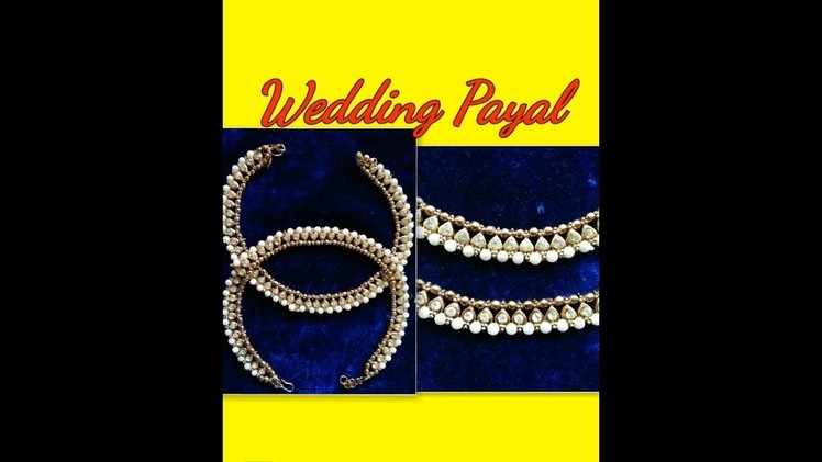 How to make wedding jewelry making-payal.silk thread payal at home.art my passion 7