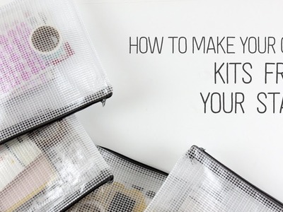 How to make your own Project Life kits from your stash