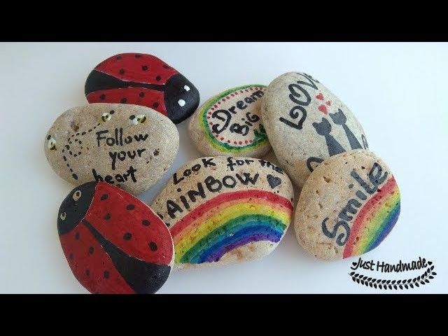 ~JustHandmade~ DIY colorful decorative stones