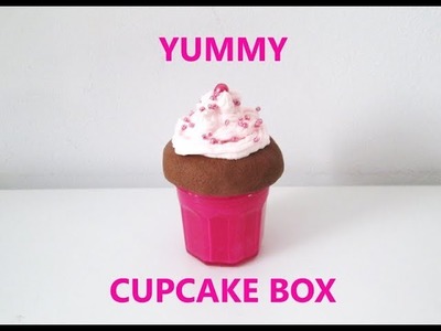 KAWAII Yummy Cupcake Box I Polymer Clay Tutorial