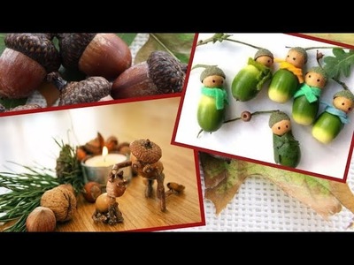 Make DIY acorn crafts for decorating to Make and Sell.
