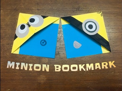 Minion Paper bookmark - DIY