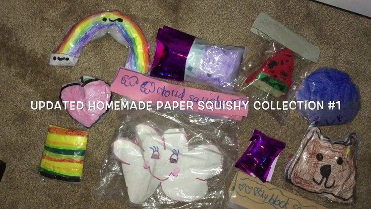 My updated paper squishy collection #1