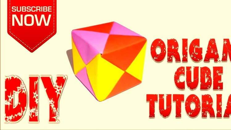 Origami Cube Tutorial |Simple And Eazy Paper Art | Crafts For Kids