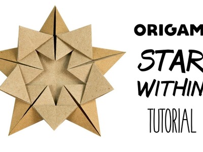 Origami Star Tutorial "Star Within" (Ali Bahmani) ★ Paper Kawaii