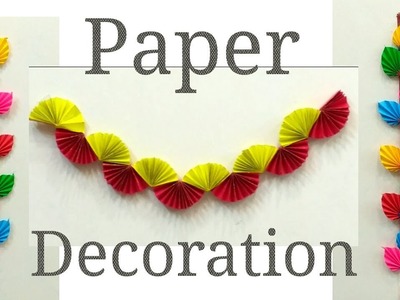 Paper Decoration || Teacher's Day Celebration || Birthday and Party Celebration ||