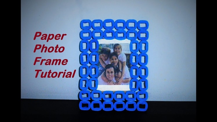 Paper Photo Frame Tutorial