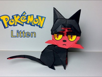Paper Pokemon: Origami Litten Tutorial