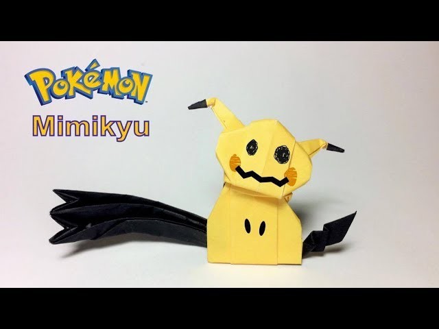 Paper Pokemon: Origami Mimikyu Tutorial