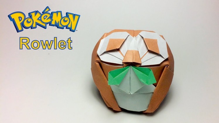 Paper Pokemon: Origami Rowlet Tutorial