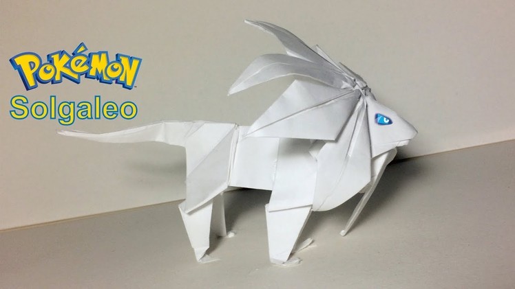 Paper Pokemon: Origami Solgaleo Tutorial