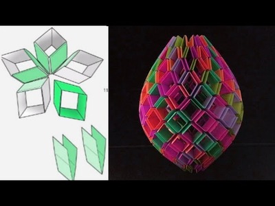 SNAPOLOGY || Fancy paper decoration ideas || 3D ORIGAMI PAPER BALL || BASIC VIDEO #1