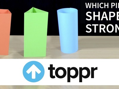 Testing the strength of card paper pillars | Toppr Experiments