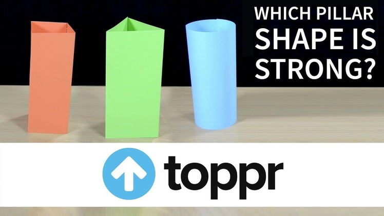 Testing the strength of card paper pillars | Toppr Experiments