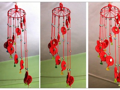 Windchime Hanging using waste Bangles| Best out of waste