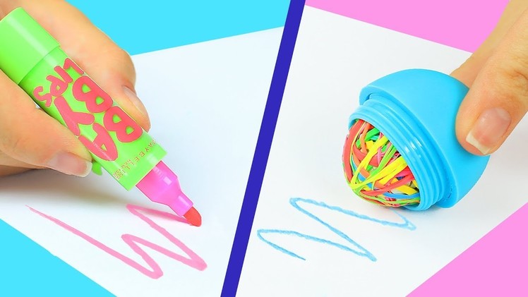 12 DIY Weird Back To School Supplies You Need To Try. 12 Back To School Pranks!