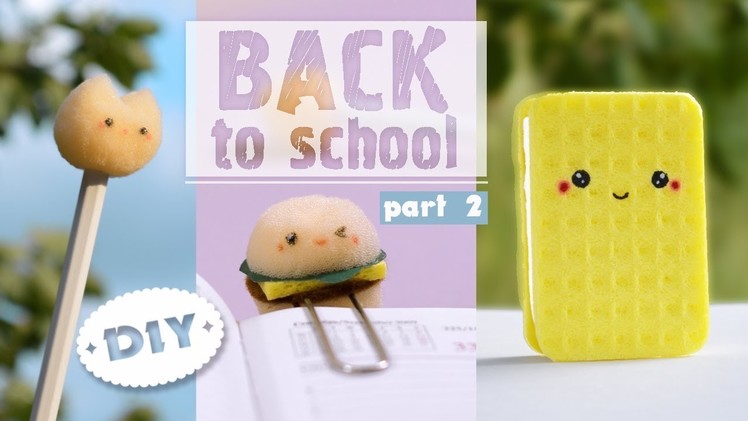 3 DIY School Supplies! KAWAII Crafts for Back to School 2! Easy Back To School DIY Projects!