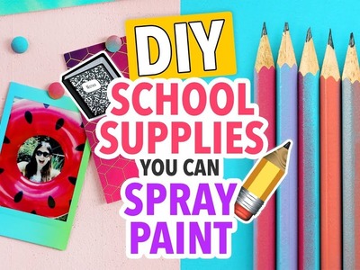 5 DIY School Supplies You Can Spray Paint ~ Back to School - HGTV Handmade