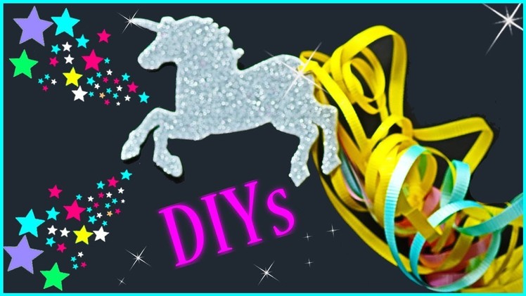 5 UNICORN DIYs YOU NEED TO TRY!! DIY Unicorn School Supplies, Slime & Room Decor   Easy & Cute