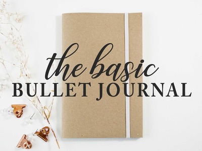Basic DIY Bullet Journal | Solid Pages, Pockets, and Dot Grid!