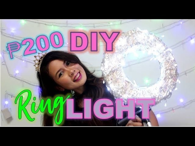Cheapest DIY RING LIGHT W. TRIPOD STAND| ₱200| Philippines