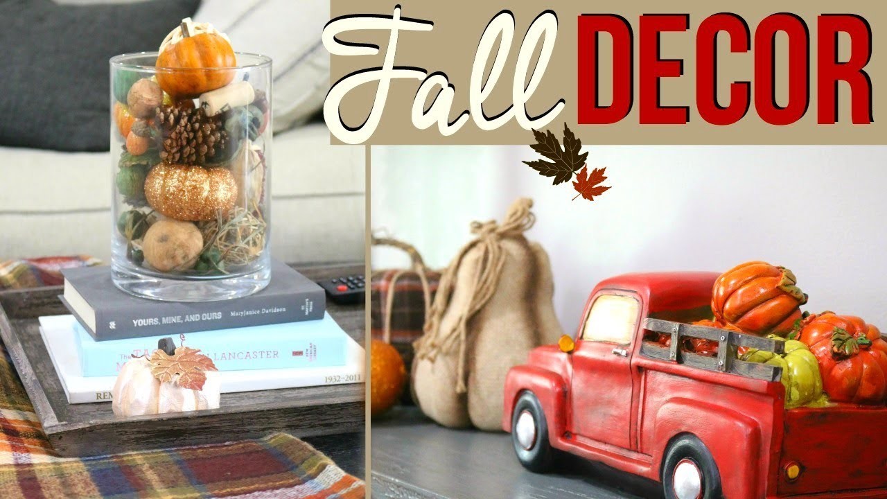 DECORATE WITH ME FOR FALL 2017 | DIY FALL HOME DECOR | Page Danielle