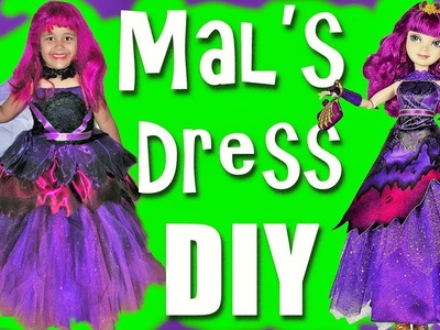 Descendants 2 Halloween Costumes Dress Up DIY Mal Dress