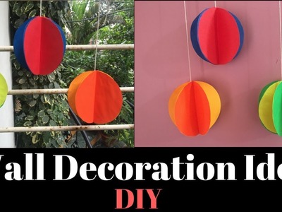 Diwali Decoration ideas | Decoration For Diwali With Paper | DIY Wall Hanging Decor