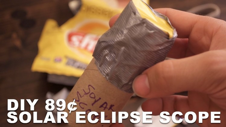DIY $1 Dollar Solar Eclipse Scope - (Better than Projection Box?)