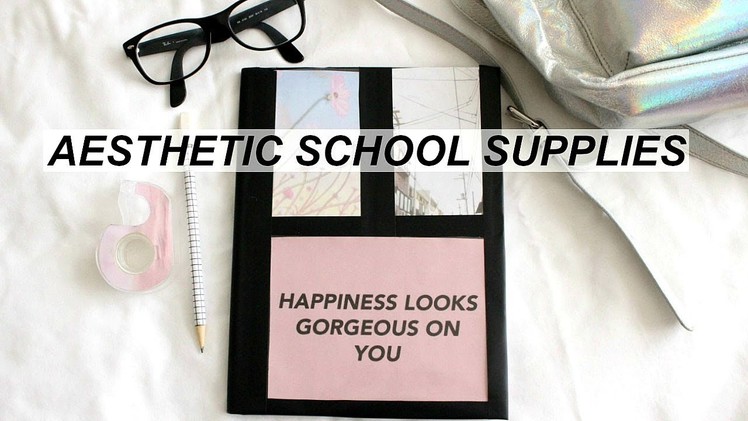 DIY Aesthetic School Supplies