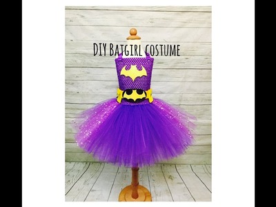 DIY Batgirl Tutu Dress Costume | Super Hero Series | Batgirl Tutu