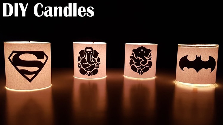DIY beautiful candles - Easy way.