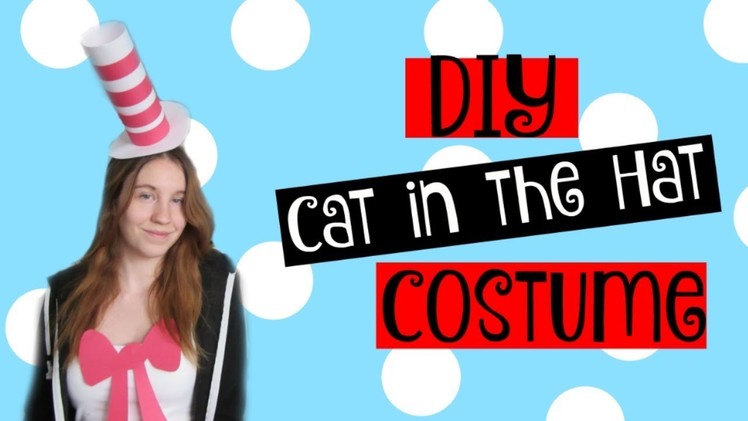 DIY Cat in the Hat Halloween Costume