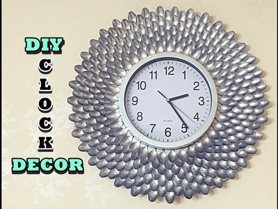 DIY.Clock Decor.Spoon Craft.Craft Video
