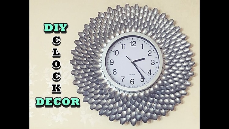 DIY.Clock Decor.Spoon Craft.Craft Video