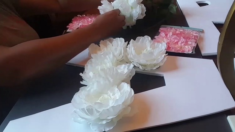 DIY: Custom FLOWER LETTERS! ❤