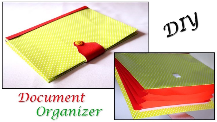 DIY Document Organizer | Back to School Supplies | Cardboard Crafts | Little Crafties