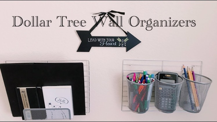 DIY Dollar Tree IKEA Hack Wall Organizers - $5