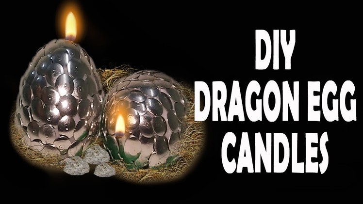 DIY Dragon Egg Candles! Game of thrones Dragon Egg Candles
