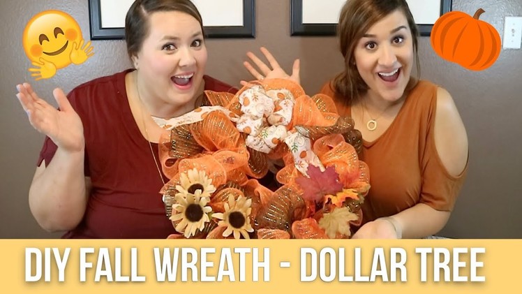 DIY - Fall Wreath - Dollar Tree