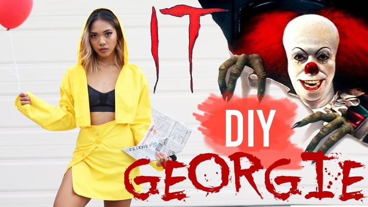 DIY GEORGIE (IT MOVIE) HALLOWEEN COSTUME FOR GIRLS! | Nava Rose