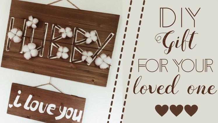DIY gift idea for anniversaries & other days of the year ~ rustic style ~ ivory ivi
