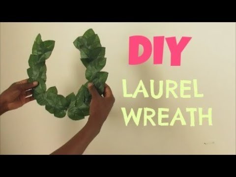 DIY GREEK LAUREL WREATH CROWN GREEK GODDESS JULIUS CEASAR CROWN