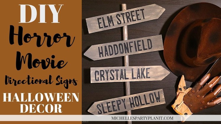 DIY Horror Movie Signs with the Cricut Explore Air 2 - Crafts for Beginners
