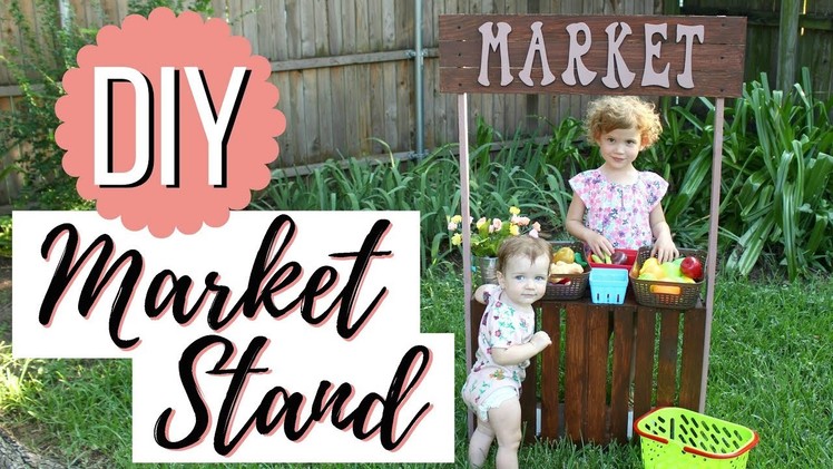 DIY Market Stand | How to Make a Play Market