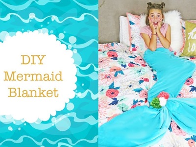 DIY Mermaid Tail Blanket For Kids | No Sew DIY Ideas | Kids Cooking and Crafts