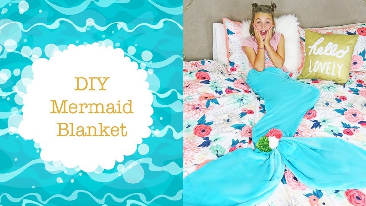 DIY Mermaid Tail Blanket For Kids | No Sew DIY Ideas | Kids Cooking and Crafts