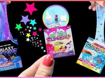 DIY Miniature $5 Slime Kits! Unicorn, Mermaid, Galaxy Slime DIYs - Tiny Slime Kits Tested!