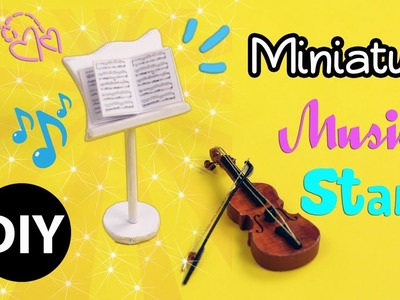 DIY Miniature Music Stand