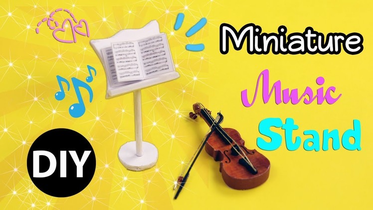 DIY Miniature Music Stand